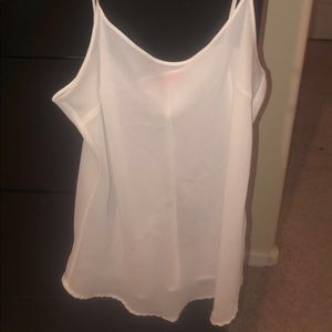 white tank top